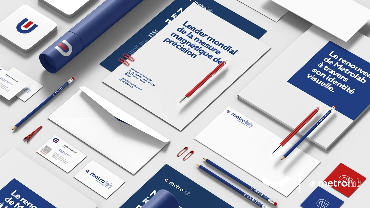 Metrolab — identité et papeterie