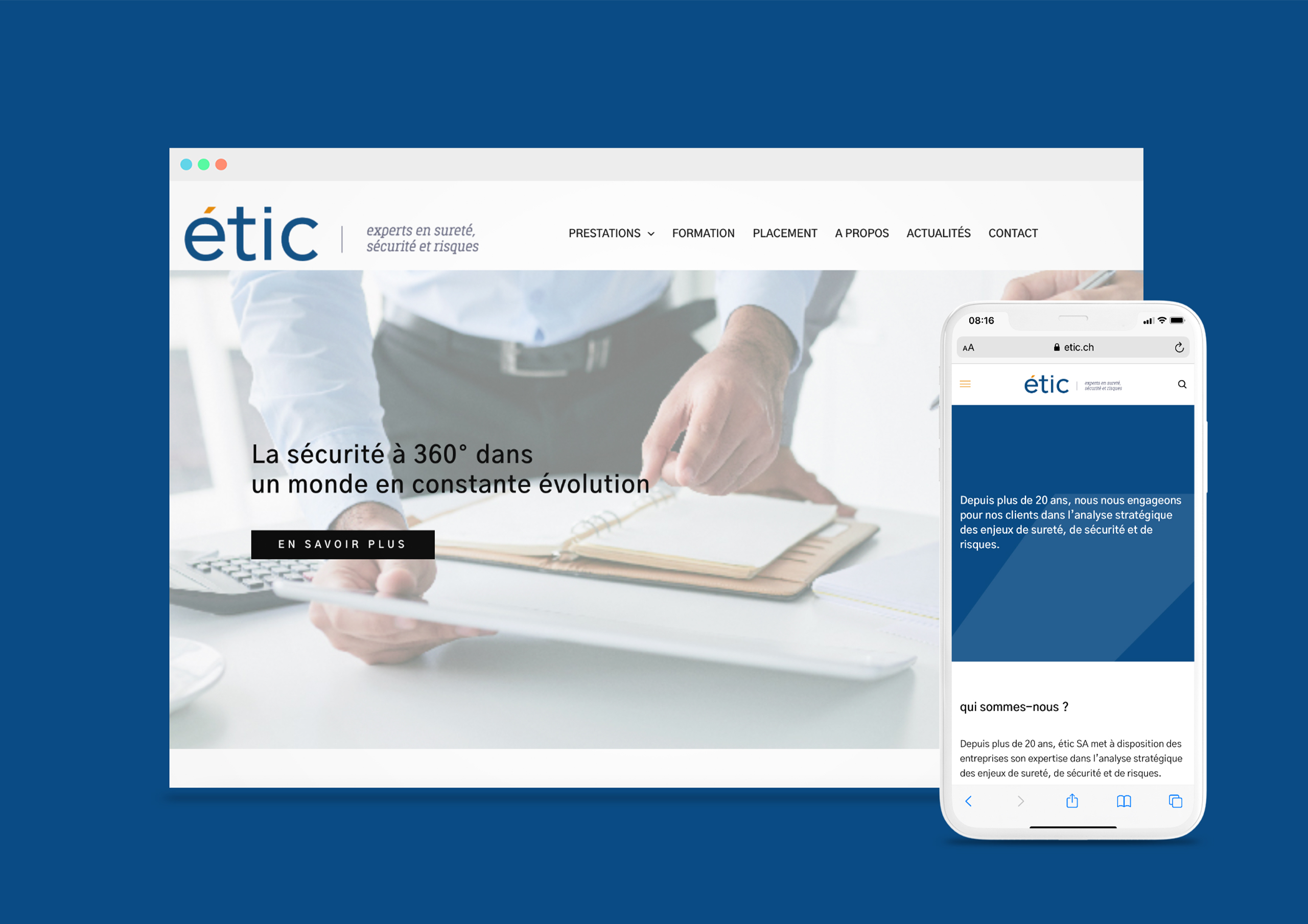 étic SA — identité de marque, visuel 10